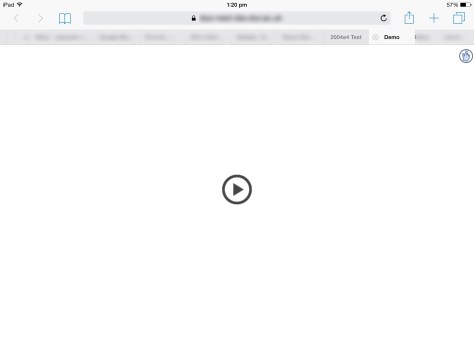 The icon at the top right opens guidance for using gestures